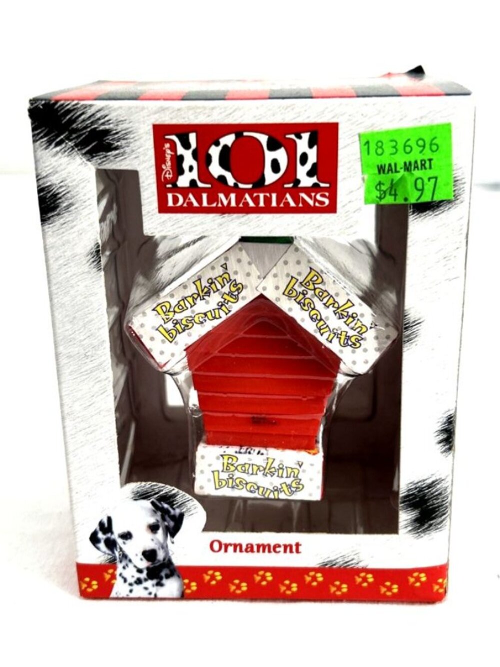 Enesco 101 Dalmatians Treasury Of Christmas Ornaments Disney Dog House